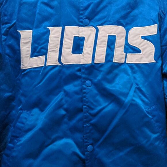 Detroit Lions Size Medium Jacket - Miller Lite Beer Jacket - Picture 2 of 3